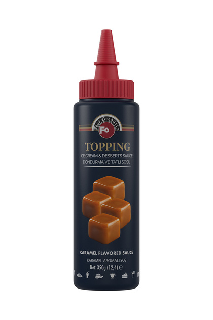 Karamel Aromalı Topping Dondurma Sosu 350 gr