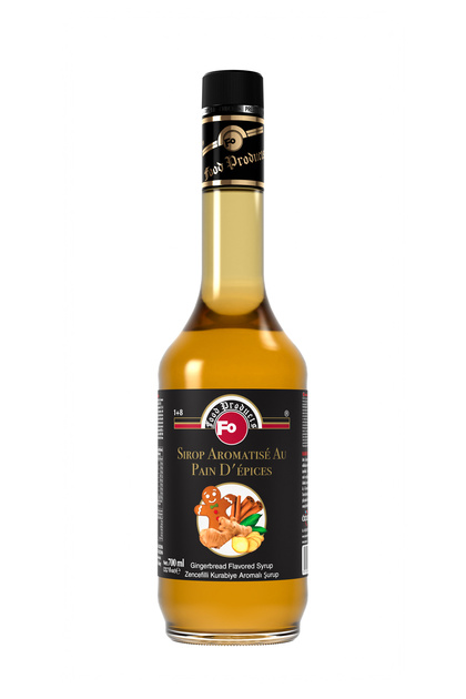 Zencefilli Kurabiye Aromalı Şurup 700 ml
