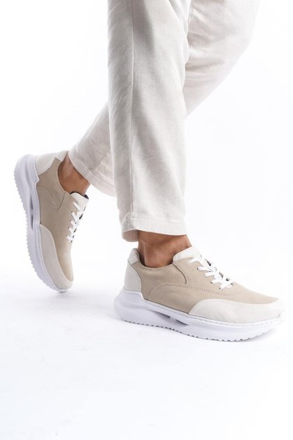 Genuine Leather Mbkry301-Vz Men's Mink Sneaker & Sports Shoes