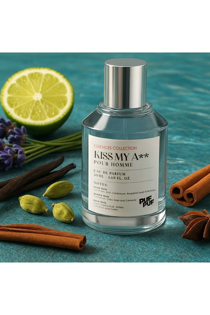 Parfum PufPuf Kiss My A**, 50ml, barbatesc, inspirat din JPG Le Male