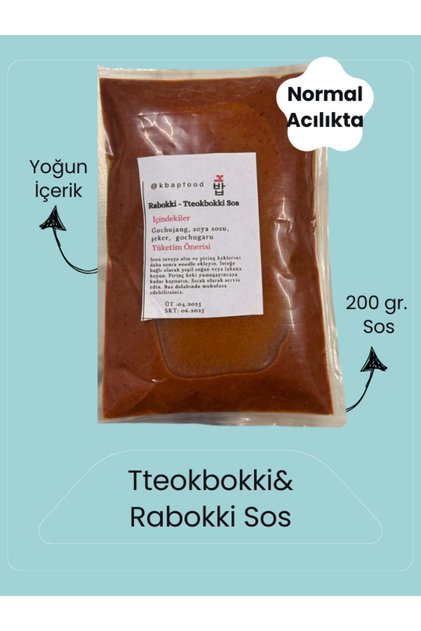 Rabokki / Tteokbokki Sos - Normal Acı 200 gr.
