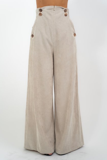 Pantaloni cu dungi nud