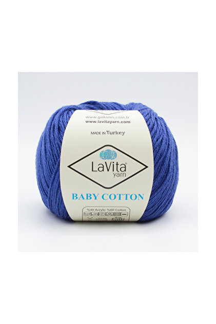 LaVita Yarn Baby Cotton Amigurumi Ve El Örgü Ipi %40 Akrilik %60