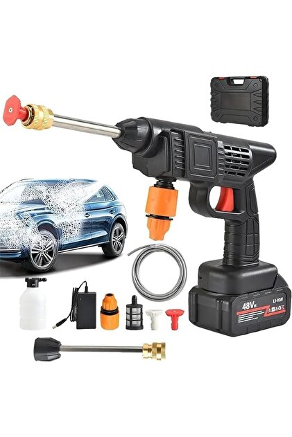 Cordless Cleaning Gun High-Pressure Washer for Cars, Bikes, Motorcycles, Gardens & Floors