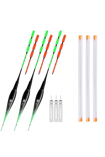 Set 3 buc Pluta de Pescuit 2.1g, Inteligenta cu Led si Senzor, Schimbare de Culoare