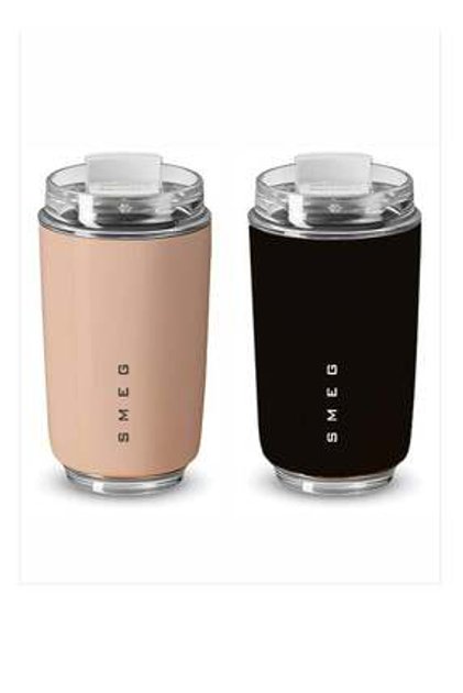 Image result for Smeg Travel Coffee Mug, 240ml Insulated Beverage Cup With Leakproof Lid ...