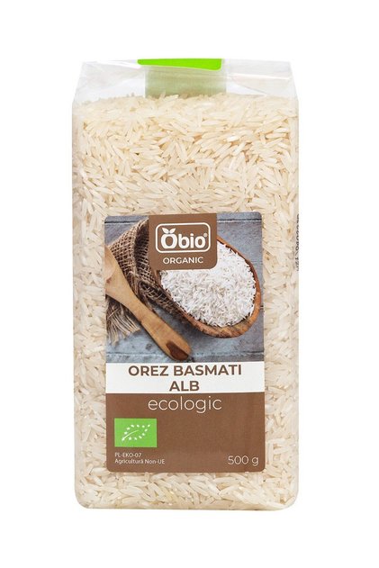 Orez basmati alb bio 500g Obio