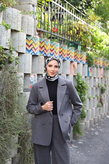 Gonca Patterned Scarf