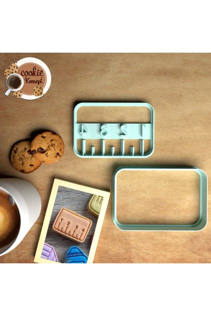 School & Teacher's Day Template Set Ruler # 2 – Cookie, Dough, and Clay Compatible