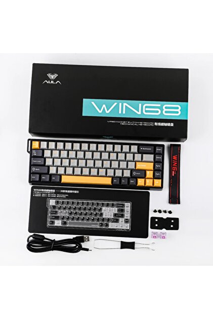 Aula Win68 He Max Manyetik Klavye Rapid Trigger Wing Chun Switch