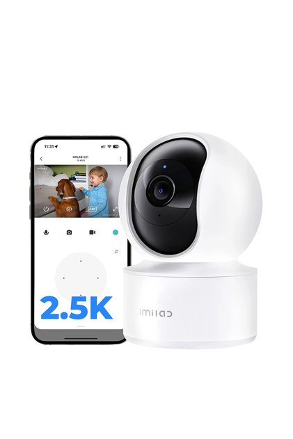 Smart Security Camera Indoor Plug-in Wi-Fi 2.5K C21 - White