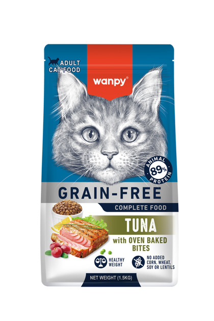 Tahılsız Ton Balıklı Yetişkin Kedi Maması 1,5 kg