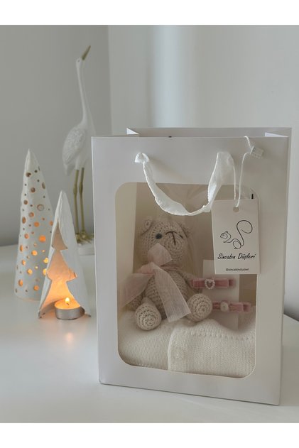 Welcome Baby Newborn Baby Gift Box Set Clothing Set Cardigan Hospital Discharge Booties