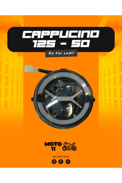Cappucino 50 125 Ledli Ön Far | Moto11