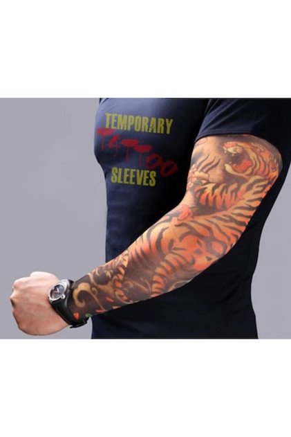 Manșon tatuaj imprimat 3D V4 Tigru