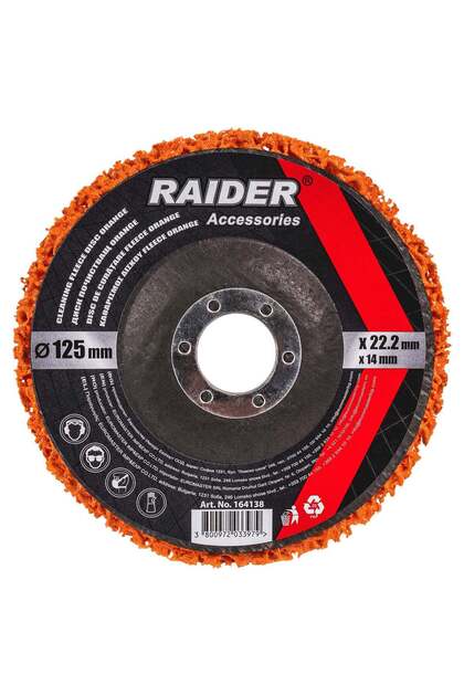 Disc pentru curatare vopsea Orange, 125 x 22.2 x 14 mm, 164138