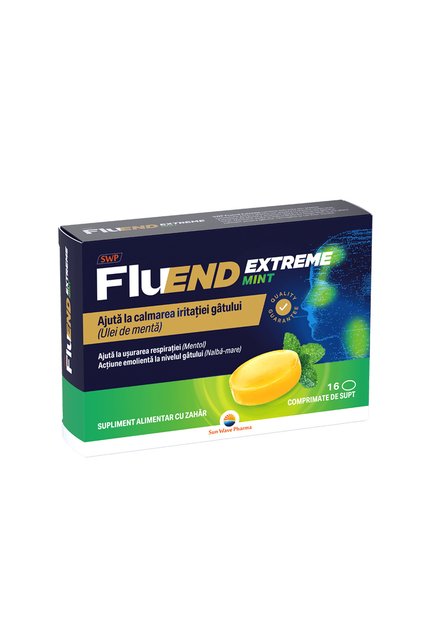 FluEnd Extreme, 16 comprimate, Sun Wave Pharma
