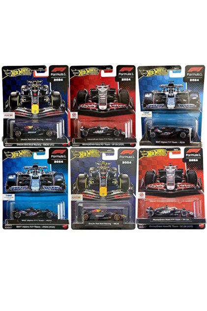 HOT WHEELS Premium Formula 1 2024 - Mix 1 Full Set - Fiyatı, Yorumları