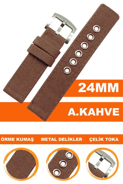 24mm Watch Compatible Nato Textile Fabric Watch Band Strap F2824Mm