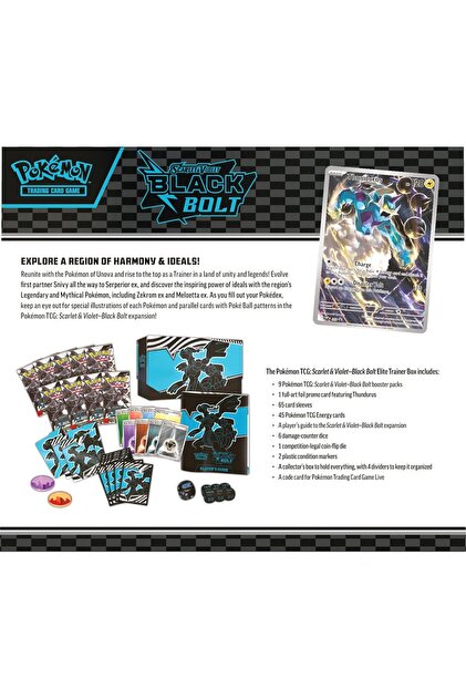 Pokemon - Scarlet & Violet— Black Bolt Elite Trainer Box ETB