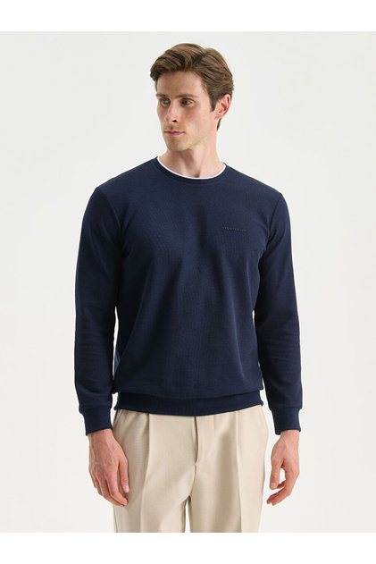 Esvab • Modern & Distinctive Zero Roba Collar Printed Men's Sweatshirt