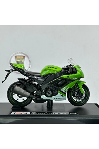Maisto Diecast Kawasaki Ninja ZX-10R 1:18 Diecast Maket Motor