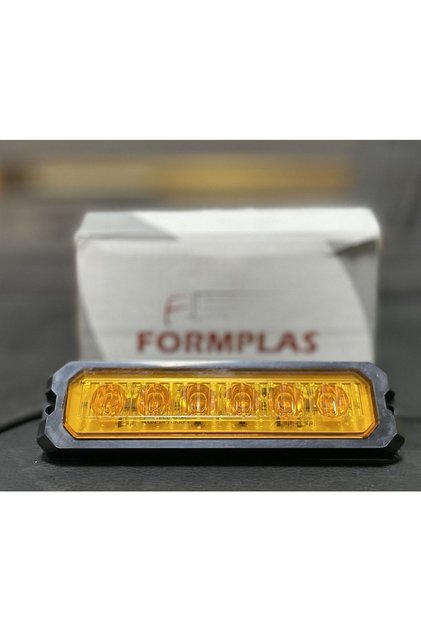 FLASLI lamba 12v-24v uyumlu 13cm sarı