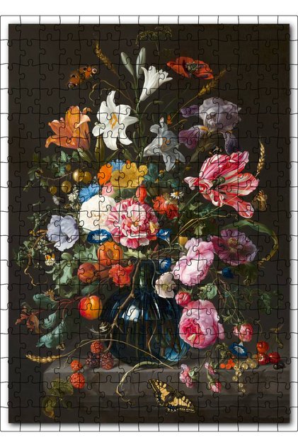 Cakasepetim Flowers and Butterflies in a Vase 255 Piece Puzzle Jigsaw Mdf (Wood)