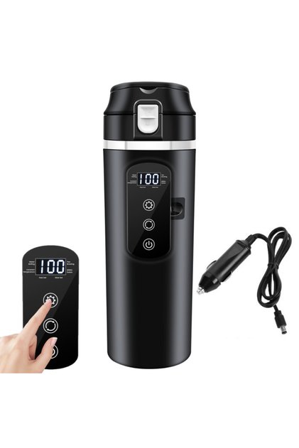 Cana Termică, Incalzire Automată, Control Tactil, Negru Mat, 500 ml