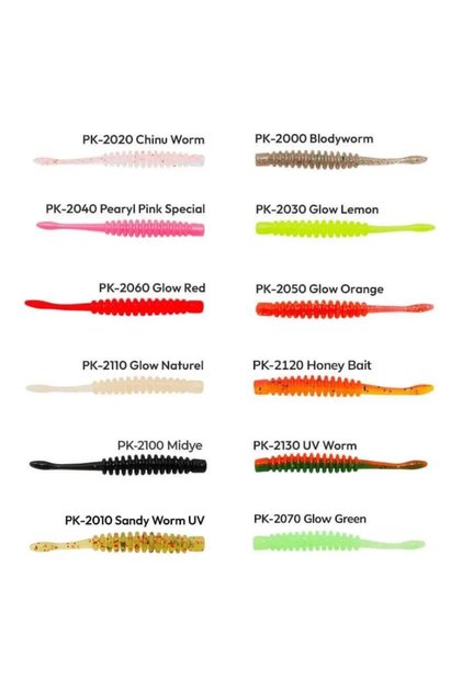 Plankton 5 cm LRF Slikon yem #RENK PK-2060 GLOW RED