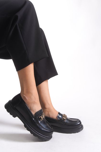 Women's Loafer 0012506 Black Patent Leather