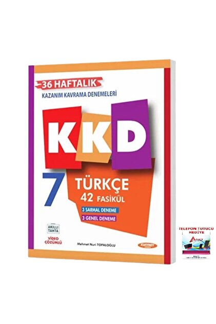 Kurmay Yayınevi 7. Sınıf Kkd Türkçe Kazanım Kavrama Denemeleri (42