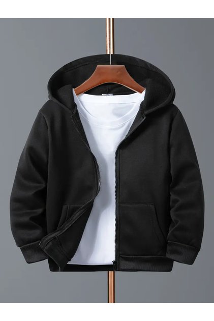 Children's Unprinted Zippered Cardigan/Jacket