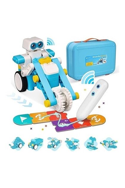 WhalesBot B3 Pro Kodlama Robotu 4+ Yaş Çocuklar Için 24'ü 1 Arada