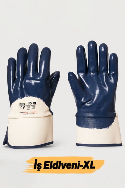 Oilfield Work Gloves Nitrile Coated Thick Protection Construction Industry Hand Gloves XL (1 Pair) Size 10