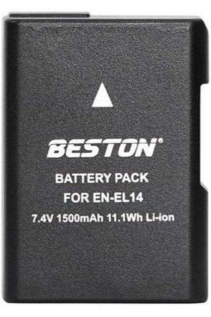 EN-EL14 1500mAh Battery For Nikon Cameras - Pack of 1