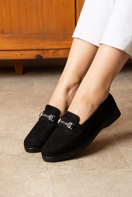 Everyday Buckled Loafers Women's Ballet Flats