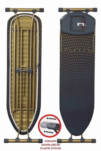 Masa de calcat Lifeboard Premium Harbinger®, Pentru fier si statie de calcat, Suprafata de calcare