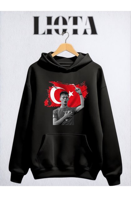Arda Güler Printed Oversize Cotton 3 Thread Sweatshirt