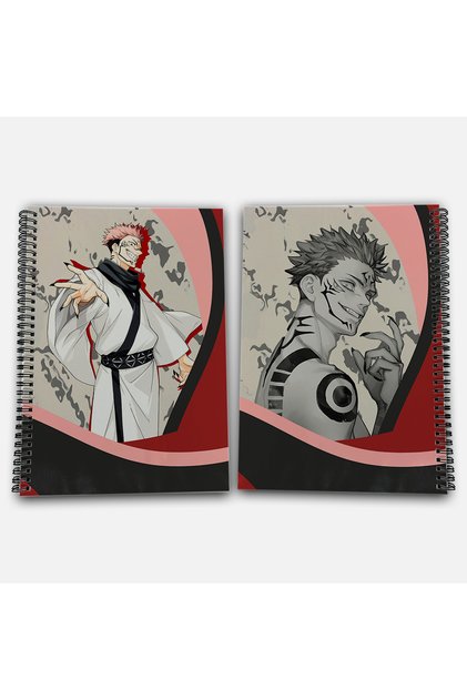 Jujutsu Kaisen Sukuna Kareli A4 School Notebook 72 Sheets Model 3