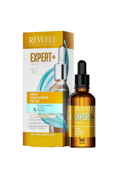Ser energizant pentru ten obosit, efect antirid, restabilește elasticitatea pielii, Revuele Energy, 30 ml