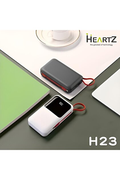HEARTZ Hızlı Şarj Destekli 20.000 mAh Powerbank | Taşınabilir Pil