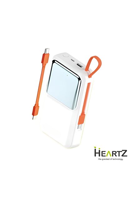 HEARTZ Hızlı Şarj Destekli 20.000 mAh Powerbank | Taşınabilir Pil
