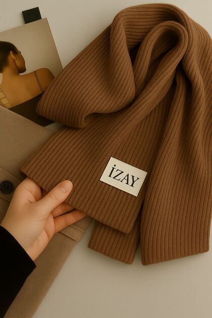 100% Premium Knitwear Winter Knitted Scarf