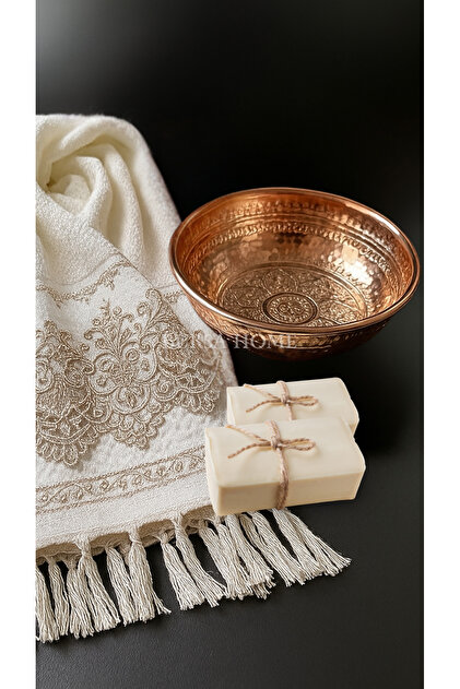 Bursa Home Orjinal Bakır Hamam Tası Çeyizlik & Hediyelik & Gelin