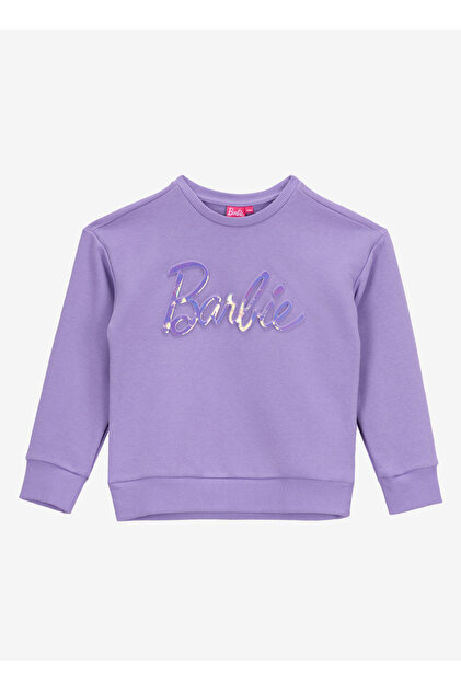 Barbie Baskılı Kız Çocuk Lila Sweatshırt BRB5WG-SWT6036 - Fiyatı