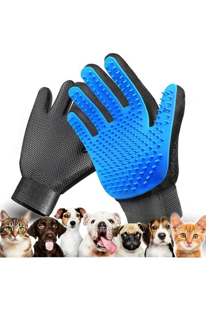 Manusa Fish & Paws ®, tip perie de ingrijire pentru caini si pisici, elimina cu usurinta parul