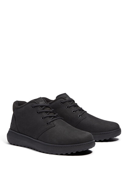 Timberland Deri Siyah Erkek Bot HUDSON ROAD MID LACE UP CHUKKA
