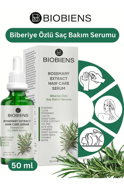 Biberiye Özlü Saç Bakım Serumu 50 ml