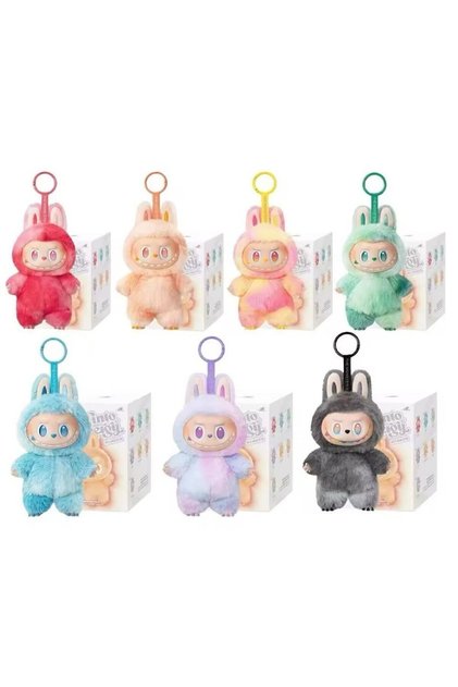 Jucărie de pluș Labubu Big Into Energy, 17 cm, multicoloră, cadou surpriză și colecție unică
